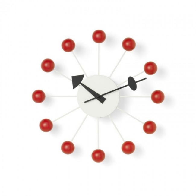 Vitra Ball 시계 벽시계 RED