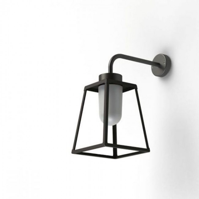 Roger Pradier Lampiok outdoor lamp LARGE 블랙 GREY FROSTED GLASS