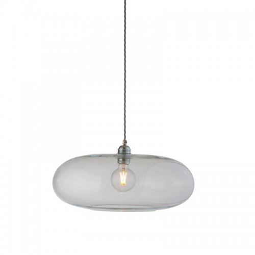 Ebb & Flow Horizon 팬던트 Lamp CLEAR O 45 CM TWSTED SILVER