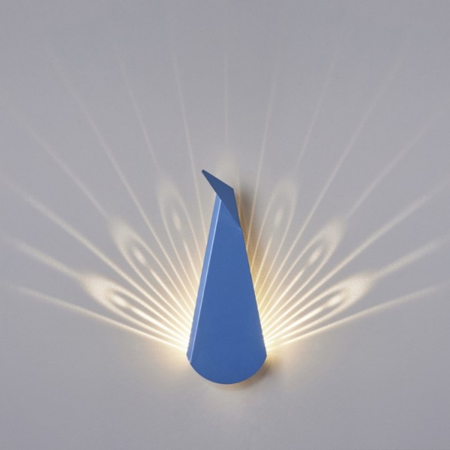Popup Lighting Peacock 블루 ALUMINIUM STEEL 플러그 FIXTURE COMES WITH A CORD AND ON OFF SWITCH