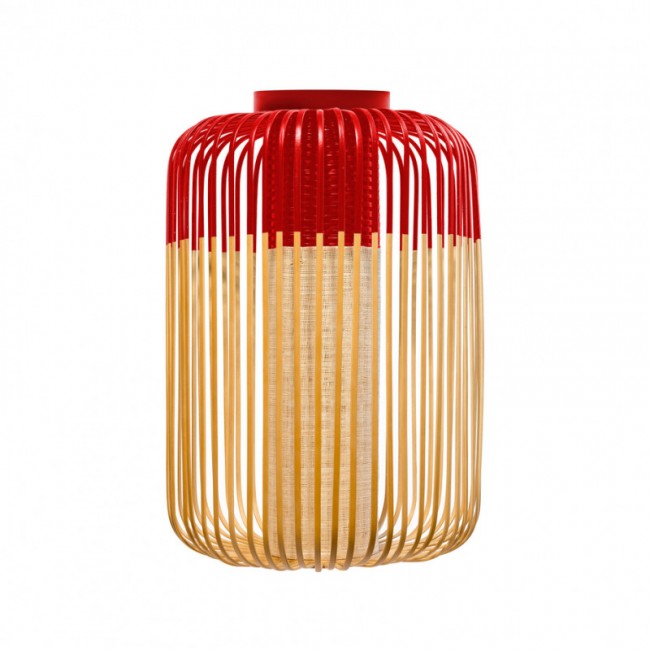 포레스티어 Bamboo Ceiling Lamp LARGE RED