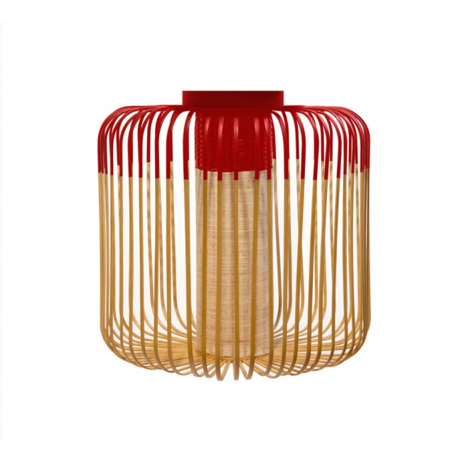 포레스티어 Bamboo Ceiling Lamp MEDIUM RED