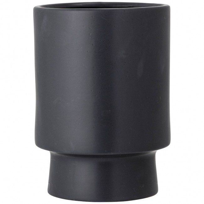 블루밍빌 Mac Pot 스톤웨어 24 5 cm 블랙 Bloomingville Mac Pot Stoneware Ø24 5 cm  Black 01244