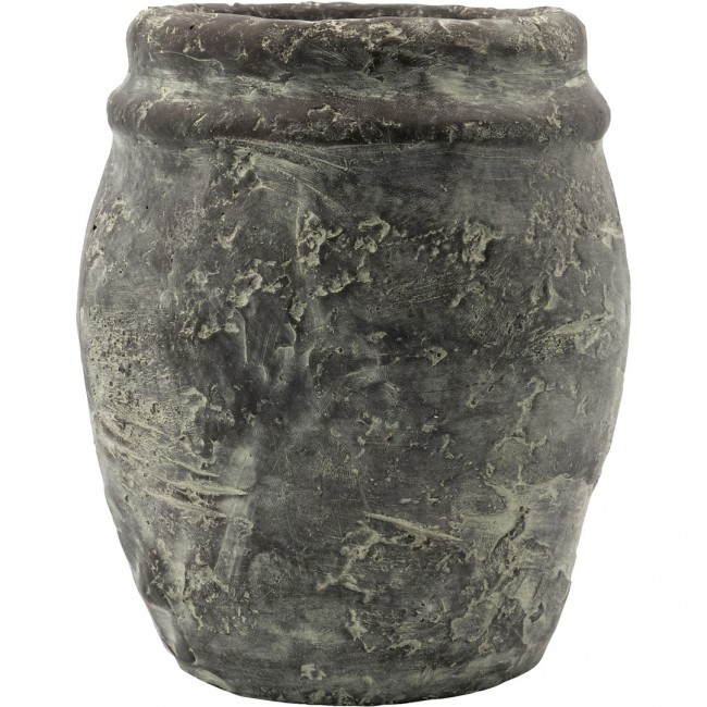 하우스닥터 Rube Pot Grey Pot Grey 15 5 cm House Doctor Rube Pot Grey Pot Grey  Ø15 5 cm 01211