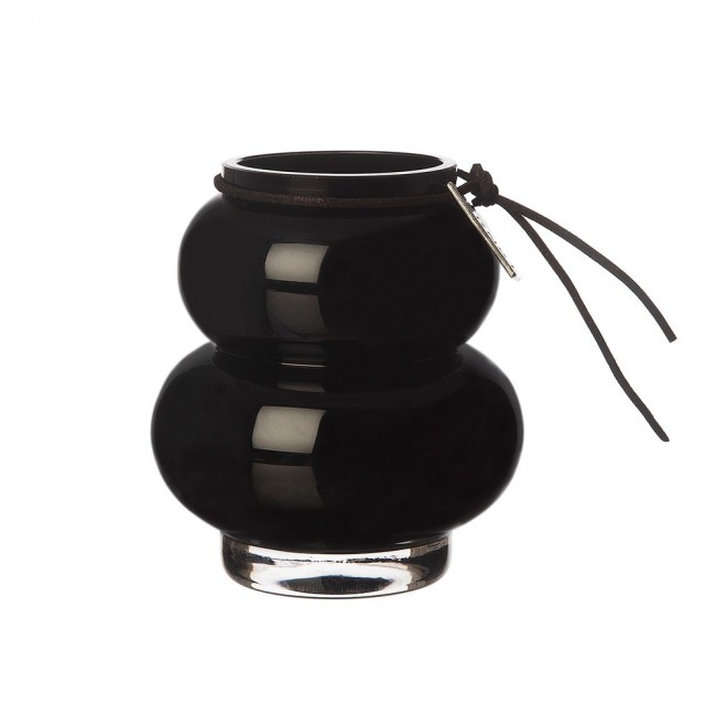에른스트 Curvy 글라스 화병 꽃병 블랙 10x5.5 cm ERNST Curvy Glass Vase Black  10x5.5 cm 01074