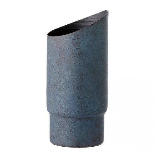 블루밍빌 화병 꽃병 23cm 블루/골드 Bloomingville Vase 23cm  Blue/Gold 00922