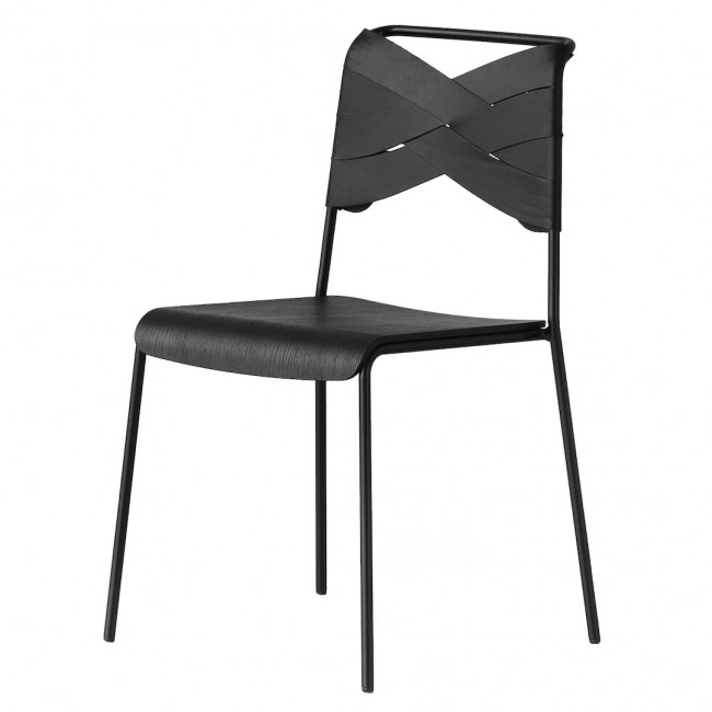 디자인 하우스 스톡홀름 Torso 체어 의자 블랙/블랙 Design House Stockholm Torso Chair  Black/Black 00174