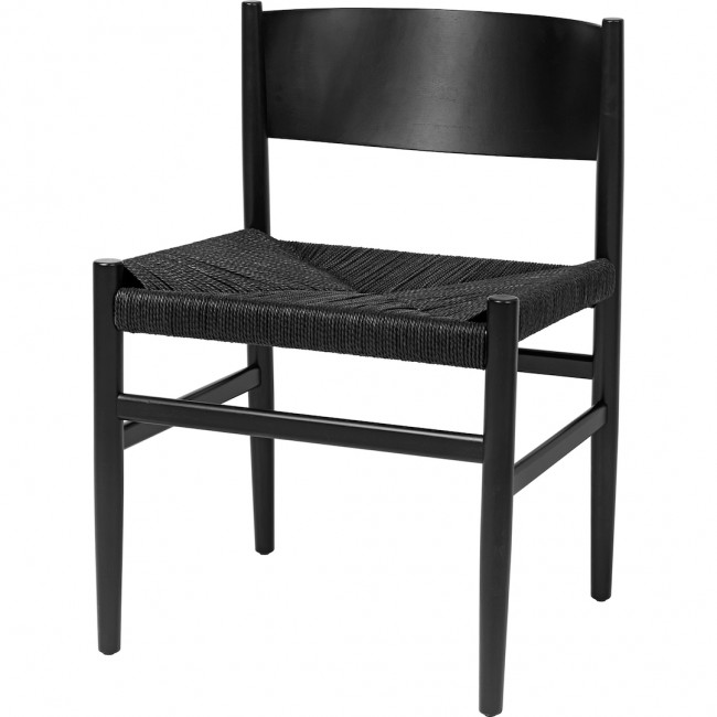 매터 Nestor 체어 의자 블랙 Stained Beech / Paper 스트링 Mater Nestor Chair  Black Stained Beech / Paper String 00121