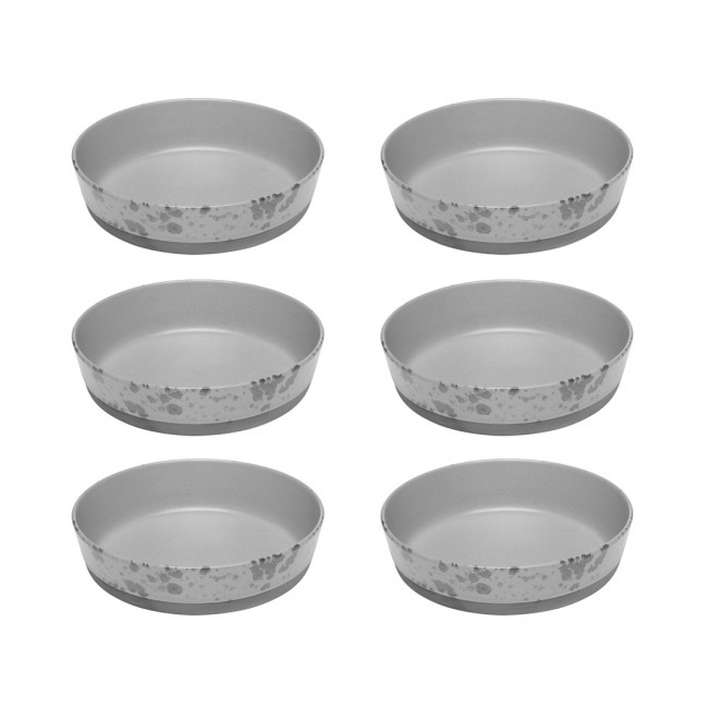 아이다 Raw Soup 볼S 19 4 cm 6-pack Nor_dic Grey Aida Raw Soup Bowls 19 4 cm 6-pack  Nordic Grey 04543