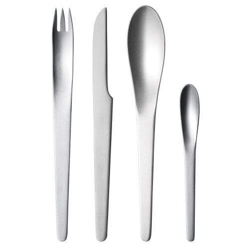 조지젠슨 아르네야콥센 커트러리 세트 of 4 Matt Georg Jensen Arne Jacobsen Cutlery Set of 4  Matt 04268