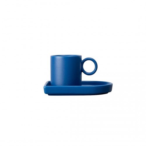 바이온 니키 Espressocup With 소서 블루 ByON Niki Espressocup With Saucer  Blue 04107