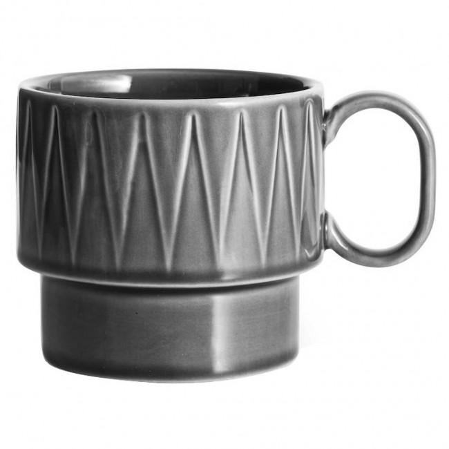 사가폼 Coffee & More Tea Cup 40 cl Grey Sagaform Coffee & More Tea Cup 40 cl  Grey 04099