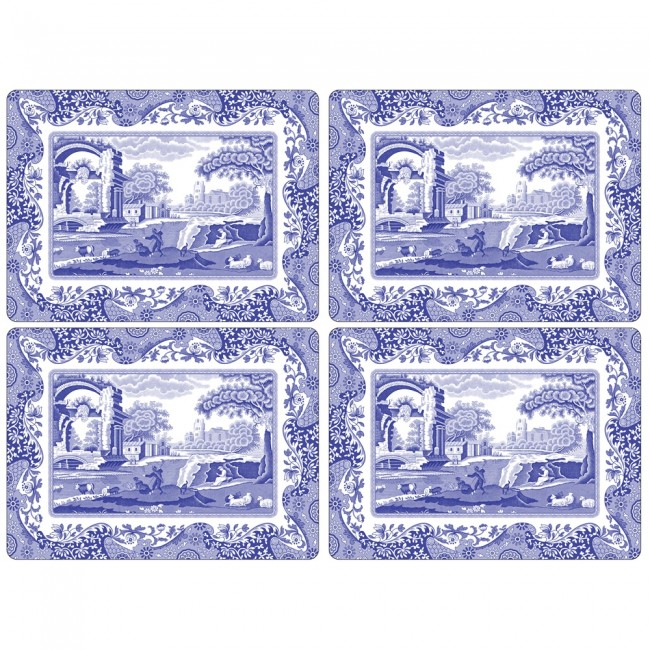 스포드 블루 Italian 테이블매트 40x29 cm Set of 4 Spode Blue Italian Placemat 40x29 cm  Set of 4 03801
