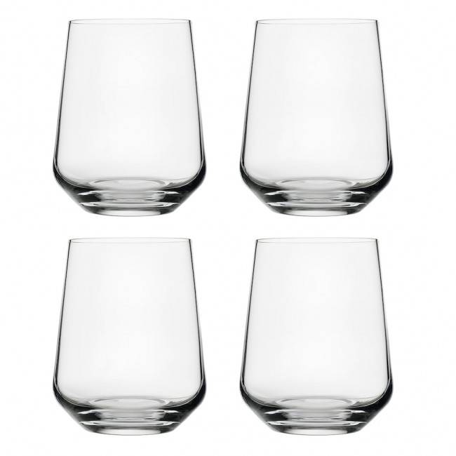 이딸라 Essence Water 글라스 35 cl Set Of 4 Clear Iittala Essence Water Glass 35 cl Set Of 4  Clear 03684