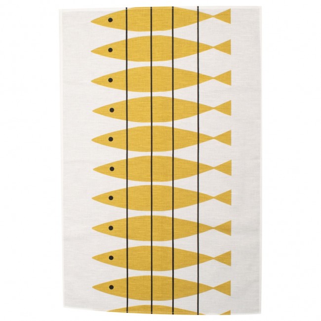 알메달스 HER링 Kitchen towel 47x70 cm 옐로우 Almedahls Herring Kitchen towel 47x70 cm  Yellow 02659