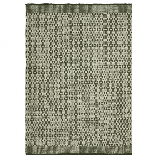 샤트왈앤욘손 Mahi Dhurry Carpet 170x240cm 오프 화이트/그린 Chhatwal & Jonsson Mahi Dhurry Carpet 170x240cm  Off White/Green 02519