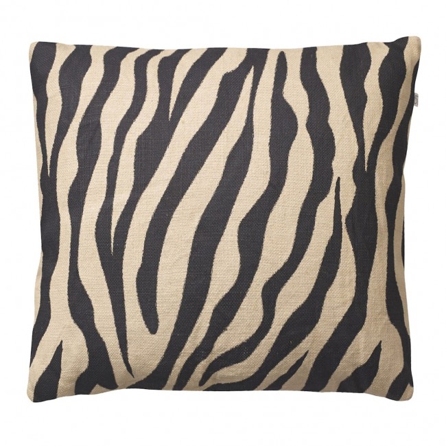 샤트왈앤욘손 Zebra 쿠션 커버 50x50 cm BEIGE/블랙 Chhatwal & Jonsson Zebra Cushion Cover 50x50 cm  Beige/Black 02285