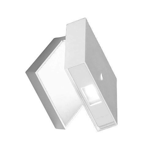 비비아 Alpha 벽등 벽조명 (스위치 버전) 매트 화이트 / 크롬 Vibia Alpha wall lamp with switch Matted white / Chrome 03814