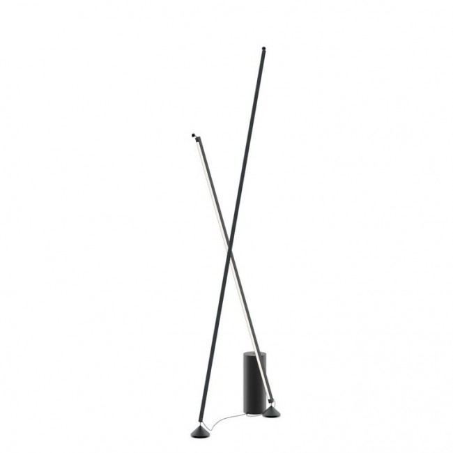 비비아 Sticks 스탠딩 램프 with dimmer 블랙 Vibia Sticks standing lamp with dimmer Black 03796