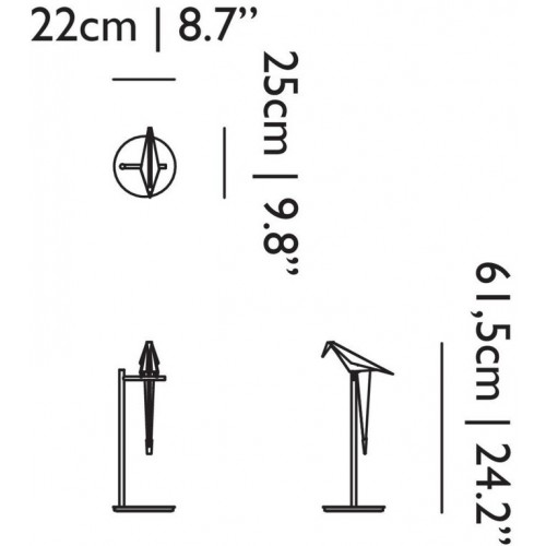 모오이 퍼치 라이트 테이블 Non - 디머블/디밍 블랙 / 브라스 Moooi Perch Light Table Non - Dimmable Black / Brass 03265