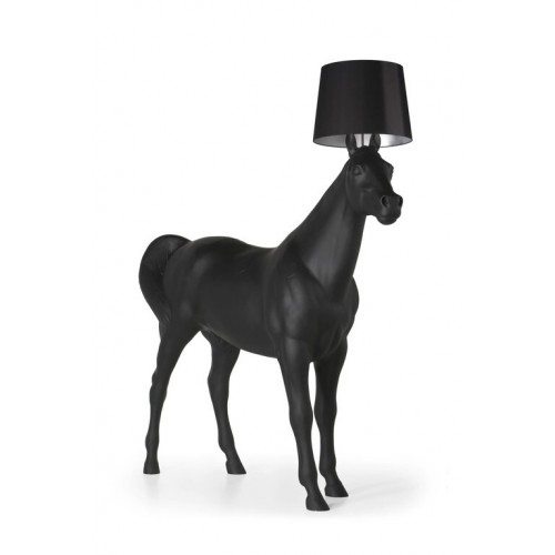 모오이 홀스 램프 with 램프갓 블랙 Moooi Horse Lamp with lampshade Black 03221
