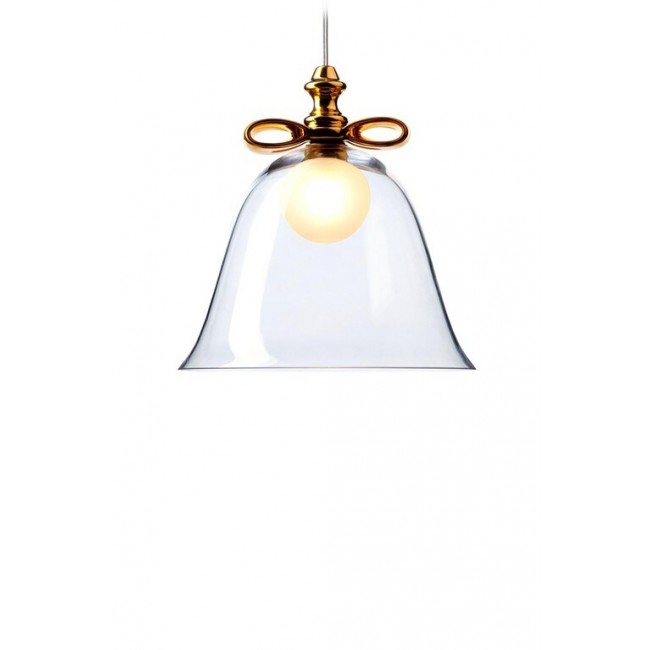모오이 Bell lamp 라지 골드 / 트랜스페런트 Moooi Bell lamp Large Gold / Transparent 03064