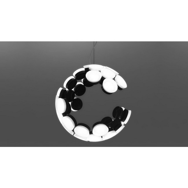 아르떼미데 스코파스 스피어 with an incomplete structure 블랙 / 화이트 Artemide Scopas Sphere with an incomplete structure Black / White 01054