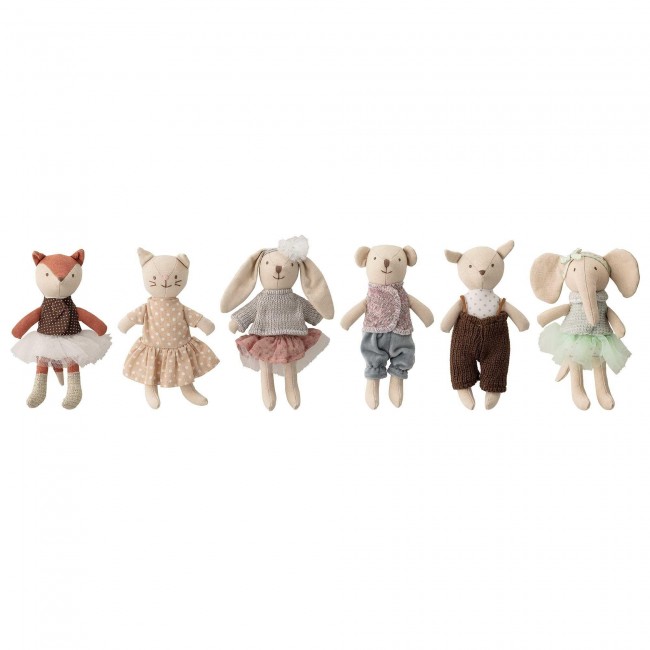 블루밍빌 Animal Friends 소프트 토이 Set of 6 171873 Bloomingville Animal Friends Soft Toy Set of 6 171873 20155