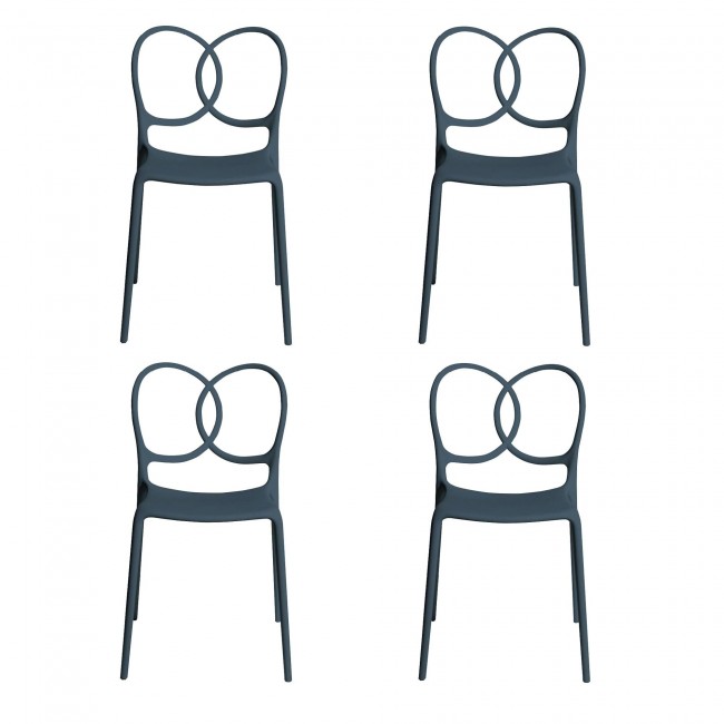 드리아데 시씨 가든 체어 의자 Set Of 4 215184 Driade Sissi Garden Chair Set Of 4 215184 20049