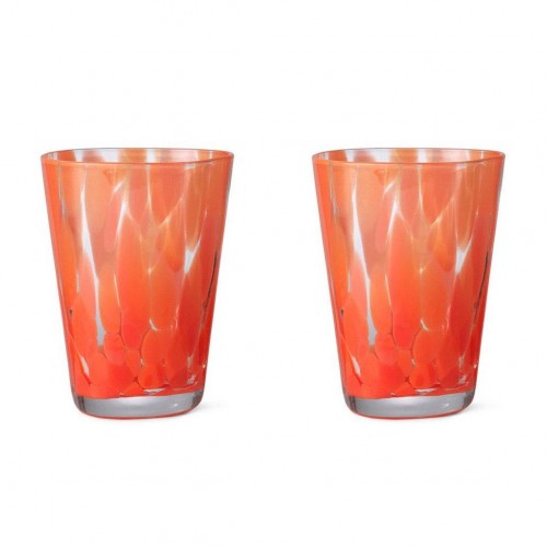 펌리빙 Casca Drinking 글라스 Set Of 2 257023 Ferm LIVING ferm LIVING Casca Drinking Glass Set Of 2 257023 13712