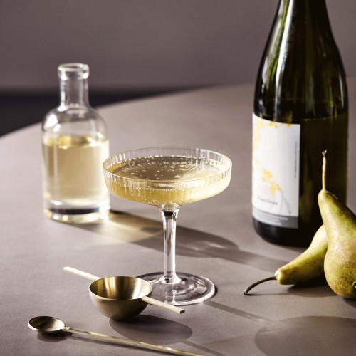 펌리빙 Ripple 샴페인잔 Set of 2 160440 Ferm LIVING ferm LIVING Ripple Champagne Glass Set of 2 160440 13606