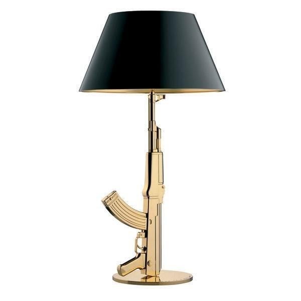 플로스 Guns 데코라티브 테이블조명/책상조명 with cor_d dimmer 골드 Flos Guns decorative table lamp with cord dimmer Gold 07404