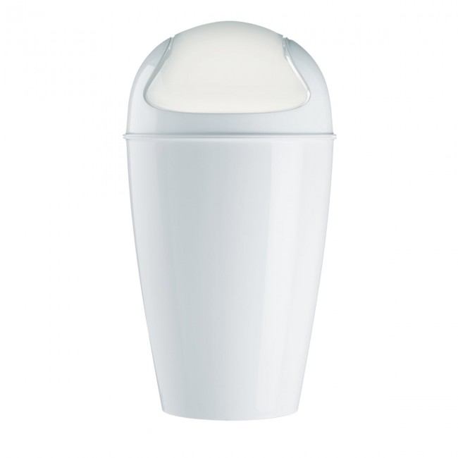 코지올 - DEL XL Dustbin with swinging lid 30 l 화이트 Koziol - DEL XL Dustbin with swinging lid  30 l  white 14623