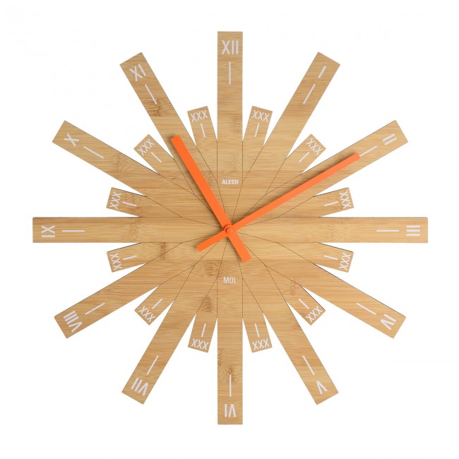 알레시 - Raggiante 벽시계 뱀부 Alessi - Raggiante wall clock  bamboo 13494