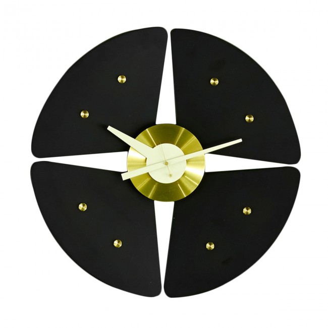 비트라 - Petal 시계 블랙/ 브라스 Vitra - Petal Clock  black/ brass 13492