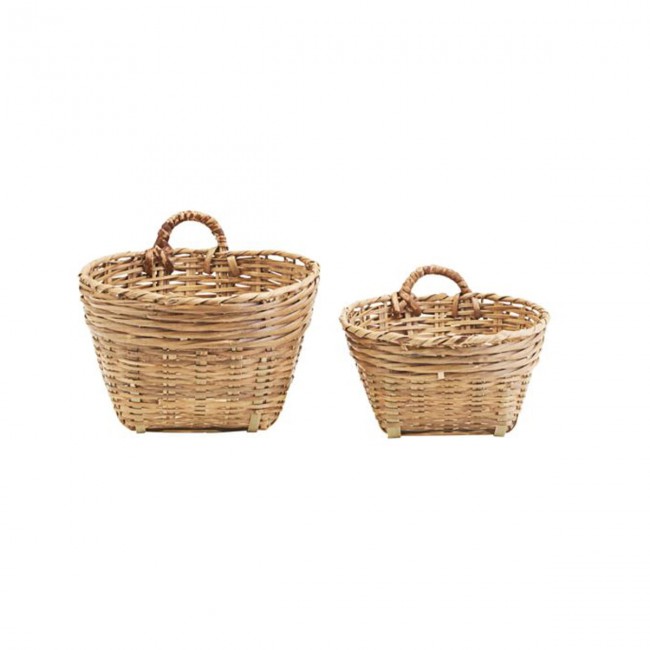 메라키 - Tradition Storage basket H 20 & H 16 cm 브라운 (set of 2) Meraki - Tradition Storage basket  H 20 & H 16 cm  brown (set of 2) 08750