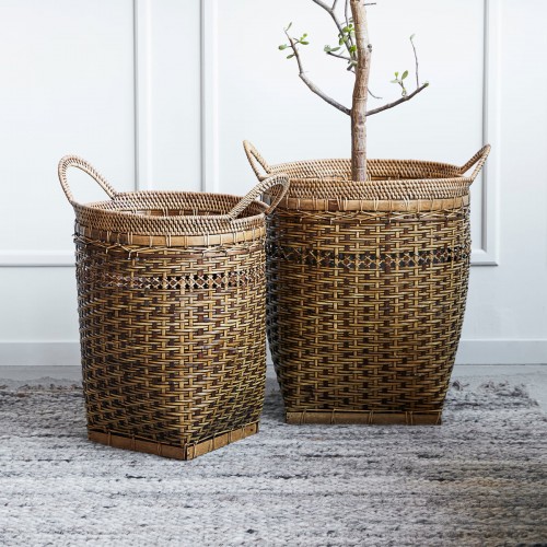 하우스닥터 - Pura Storage baskets 네츄럴 (set of 2) House Doctor - Pura Storage baskets  natural (set of 2) 08732