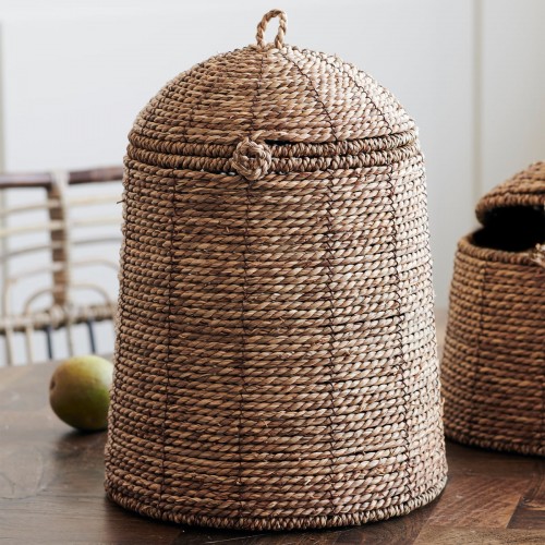 하우스닥터 - Rama basket with lid small 네츄럴 House Doctor - Rama basket with lid  small  natural 08477