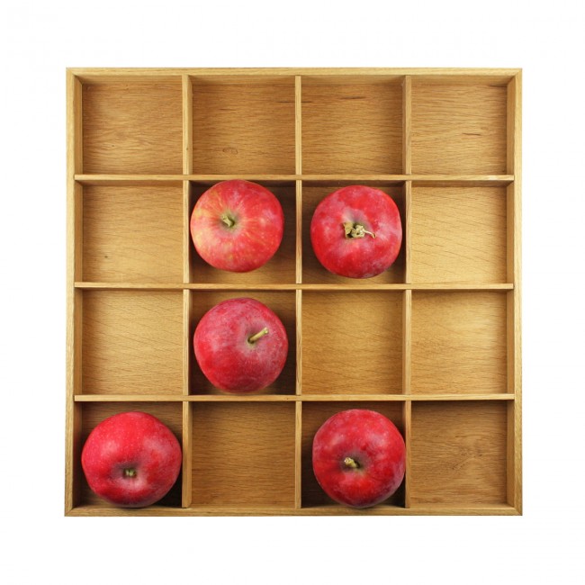 라움게슐탈트LT - apple box 31 x 31 cm oak light oiled Raumgestalt - apple box  31 x 31 cm  oak light oiled 08320