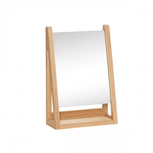 힙쉬 - 테이블 거울 22 x 32 cm oak Huebsch Interior - Table mirror  22 x 32 cm  oak 08102