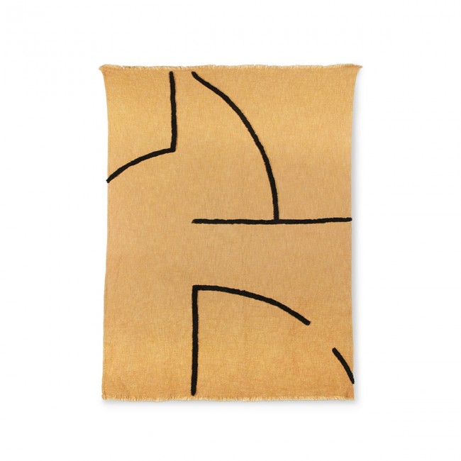 에이치케이리빙 - 담요 블랭킷 with 스트라이프드 pattern HKliving - Blanket with striped pattern 07358