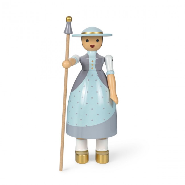 카이보예센 - 셰퍼드ESS wooden figure 라이트 블루 Kay Bojesen - Shepherdess wooden figure  light blue 05332