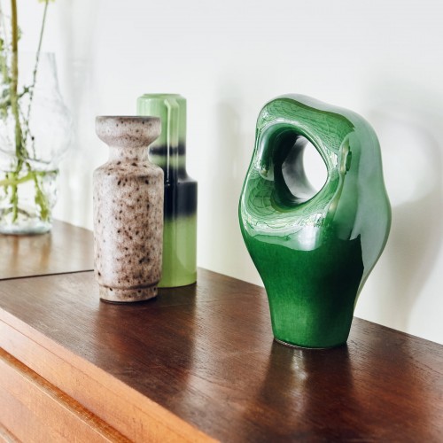 에이치케이리빙 - Objects 세라믹 데코라티브 object h 28.5 cm 글로시 그린 HKliving - Objects Ceramic decorative object  h 28.5 cm  glossy green 05133