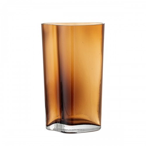 블루밍빌 - Benia 글라스 화병 꽃병 H 20 cm 브라운 Bloomingville - Benia Glass vase  H 20 cm  brown 04673
