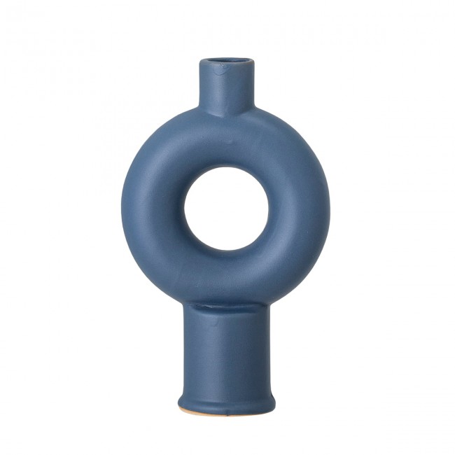 블루밍빌 - Dardo 화병 꽃병 H 20 cm 블루 Bloomingville - Dardo Vase  H 20 cm  blue 04578