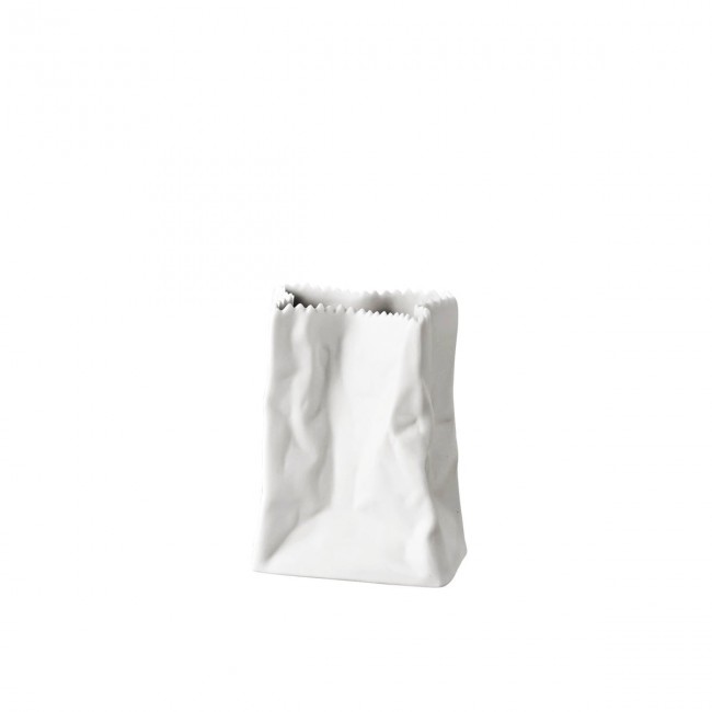 로젠탈 - Paper bag 화병 꽃병 (화이트 matt polished) Rosenthal - Paper bag vase (white matt polished) 04082