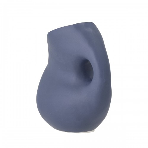 블루밍빌 - Asya 화병 꽃병 H 16 cm 블루 Bloomingville - Asya Vase  H 16 cm  blue 04064