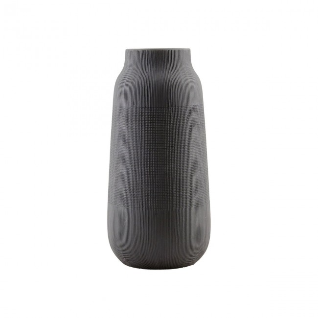 하우스닥터 - Groove 화병 꽃병 oe 16 x h 35 cm 블랙 House doctor - Groove vase  oe 16 x h 35 cm  black 03927