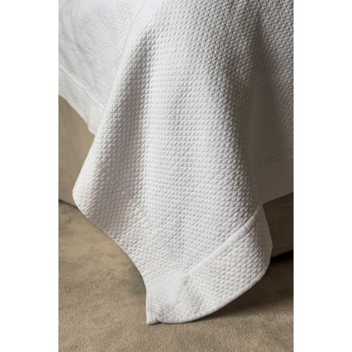 밀레 노티 Ameno Bedspread 화이트 180x260 cm Mille Notti Ameno Bedspread White  180x260 cm 06293