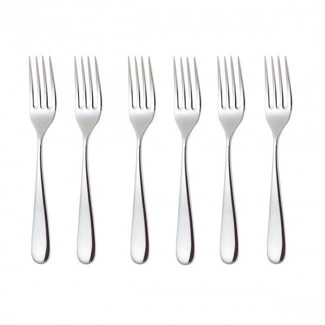 알레시 Nuovo Milano 테이블 Fork Set Of 6 Alessi Nuovo Milano Table Fork Set Of 6 22289